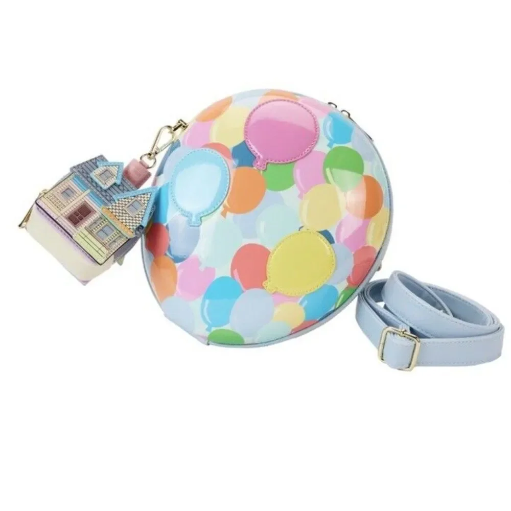 Loungefly Up Balloon House Figural Crossbody Bag With Coin Purse - Picture 3 of 7